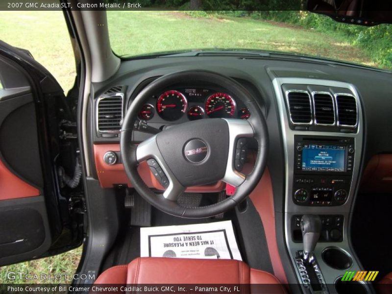 Carbon Metallic / Brick 2007 GMC Acadia SLT