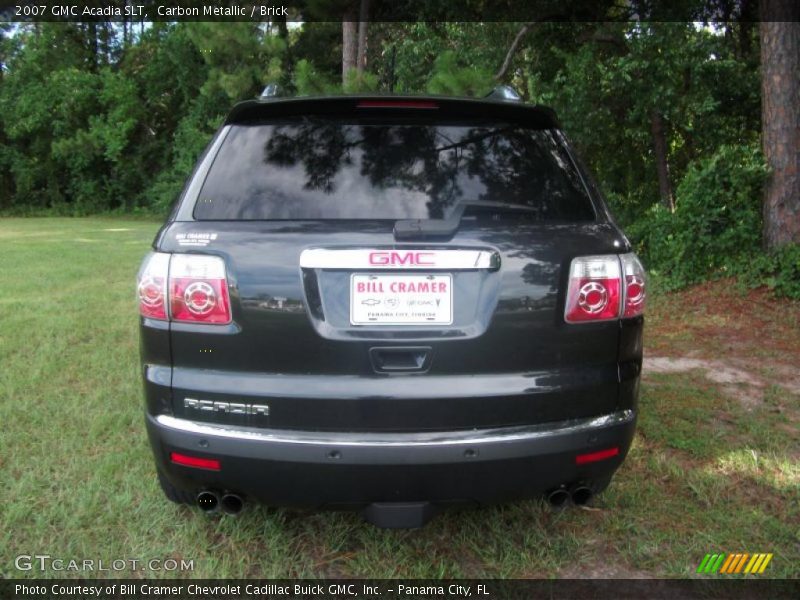 Carbon Metallic / Brick 2007 GMC Acadia SLT