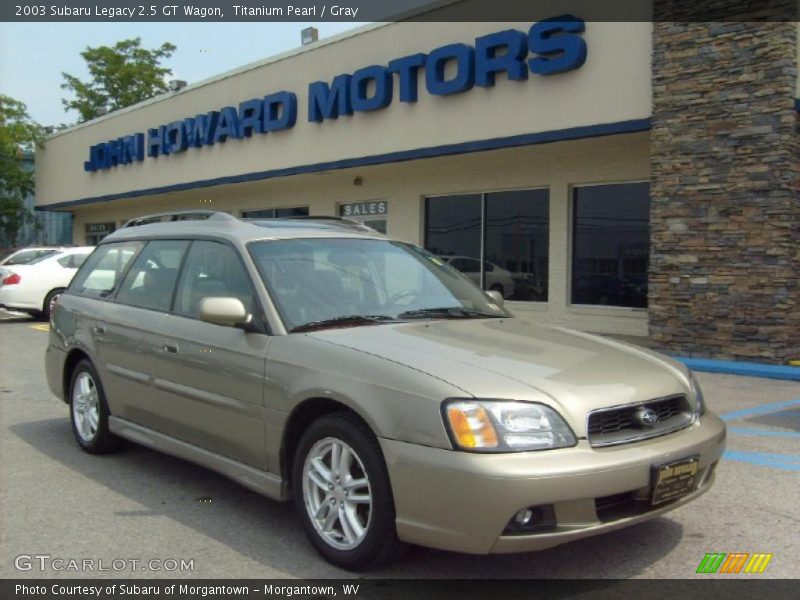 Titanium Pearl / Gray 2003 Subaru Legacy 2.5 GT Wagon