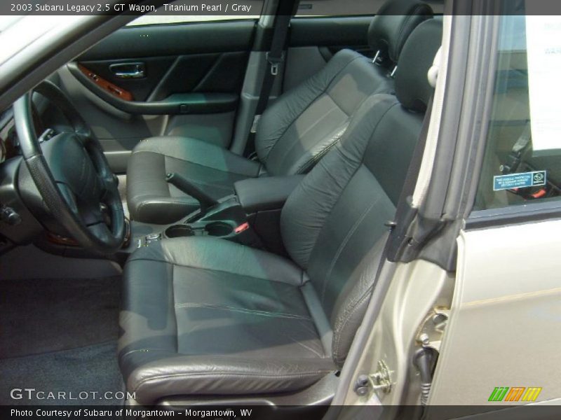 Titanium Pearl / Gray 2003 Subaru Legacy 2.5 GT Wagon