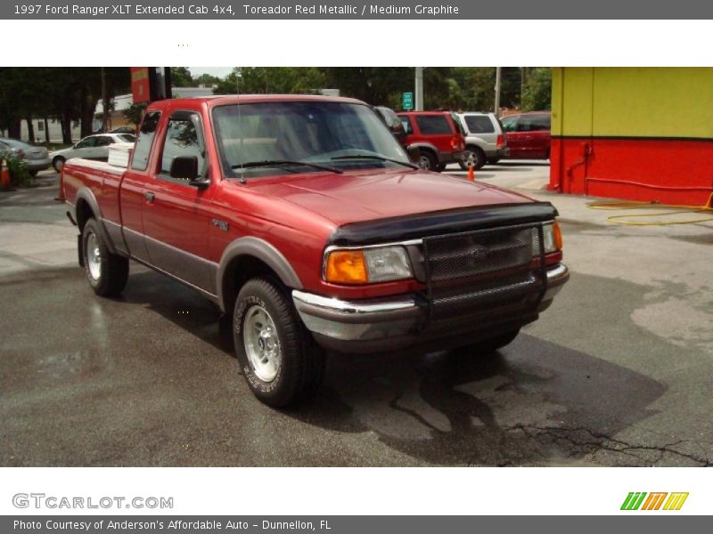 Toreador Red Metallic / Medium Graphite 1997 Ford Ranger XLT Extended Cab 4x4