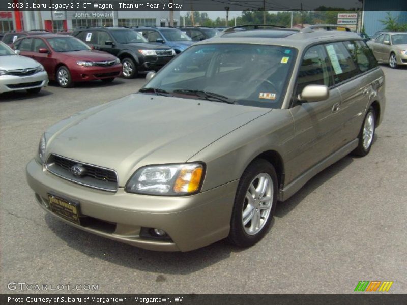 Titanium Pearl / Gray 2003 Subaru Legacy 2.5 GT Wagon
