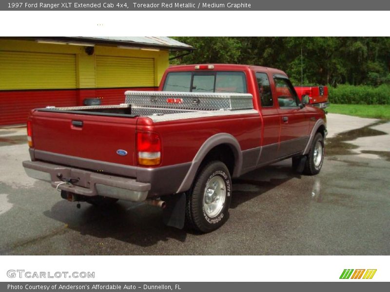 Toreador Red Metallic / Medium Graphite 1997 Ford Ranger XLT Extended Cab 4x4