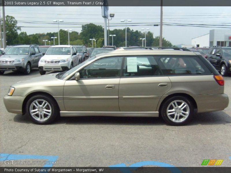 Titanium Pearl / Gray 2003 Subaru Legacy 2.5 GT Wagon