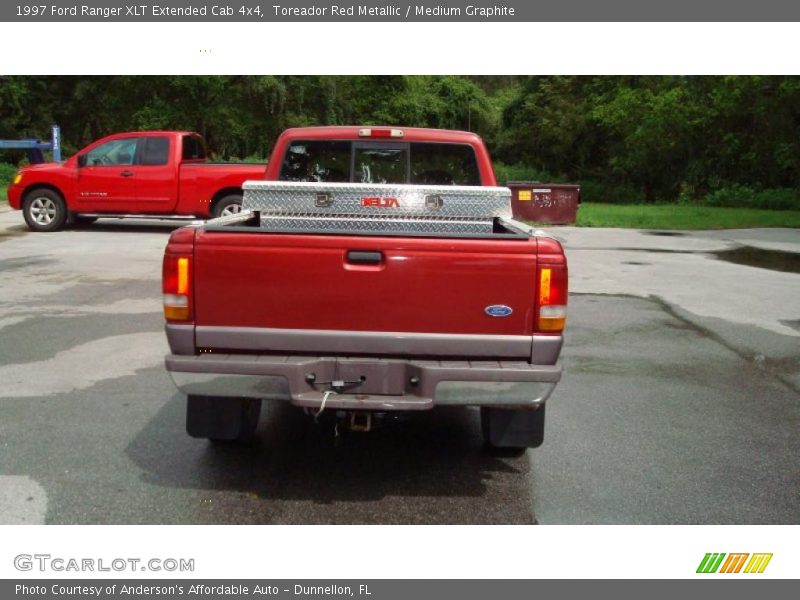 Toreador Red Metallic / Medium Graphite 1997 Ford Ranger XLT Extended Cab 4x4