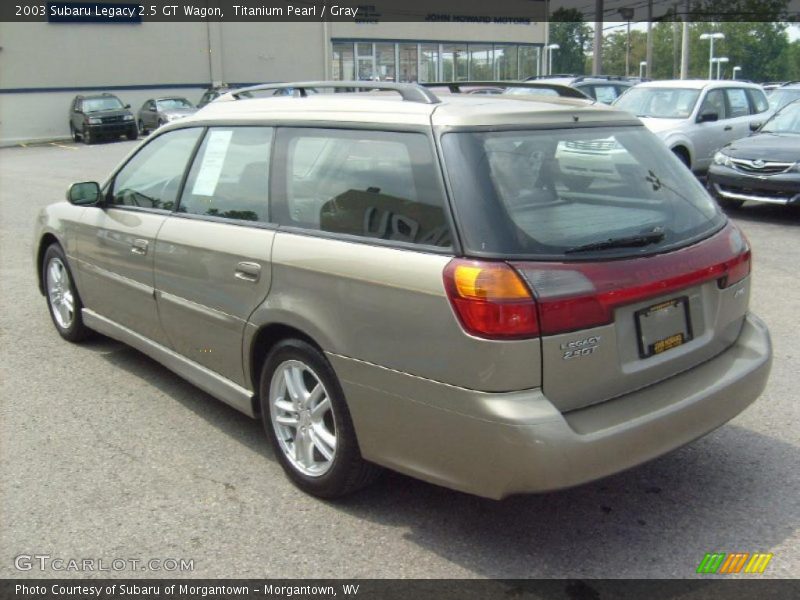 Titanium Pearl / Gray 2003 Subaru Legacy 2.5 GT Wagon