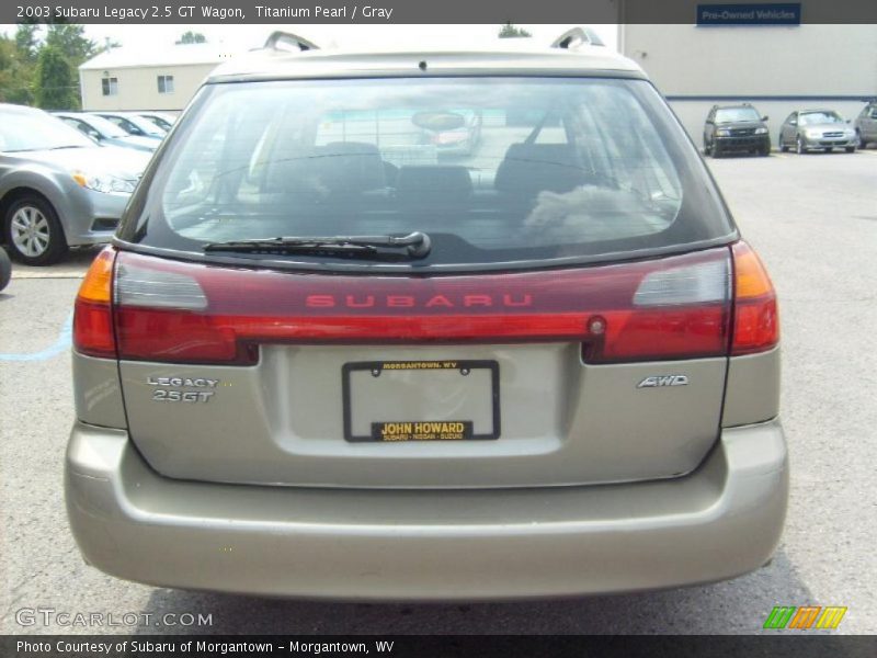 Titanium Pearl / Gray 2003 Subaru Legacy 2.5 GT Wagon
