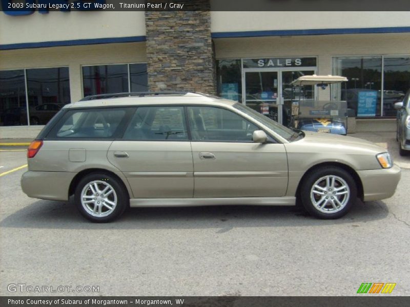 Titanium Pearl / Gray 2003 Subaru Legacy 2.5 GT Wagon