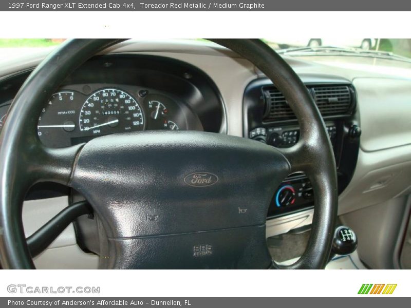 Toreador Red Metallic / Medium Graphite 1997 Ford Ranger XLT Extended Cab 4x4