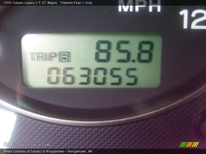 Titanium Pearl / Gray 2003 Subaru Legacy 2.5 GT Wagon
