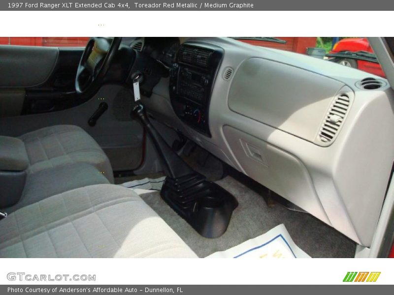 Toreador Red Metallic / Medium Graphite 1997 Ford Ranger XLT Extended Cab 4x4