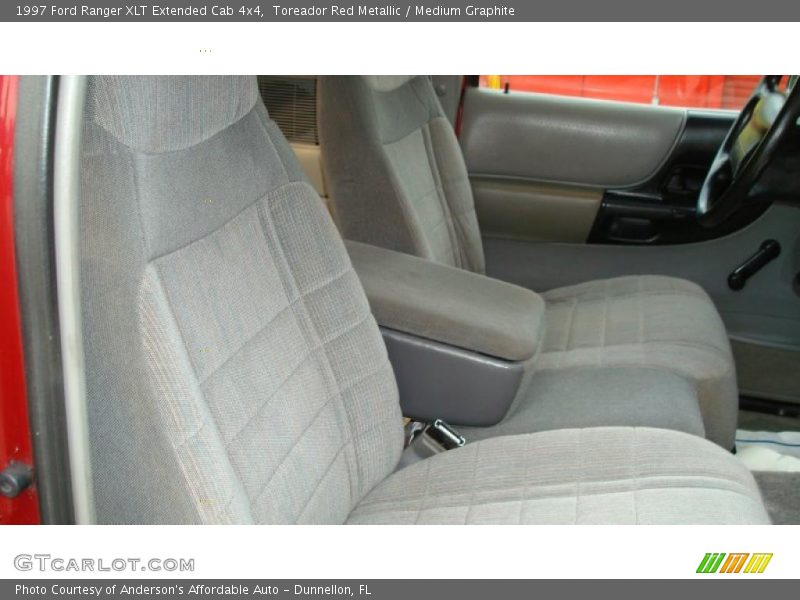 Toreador Red Metallic / Medium Graphite 1997 Ford Ranger XLT Extended Cab 4x4