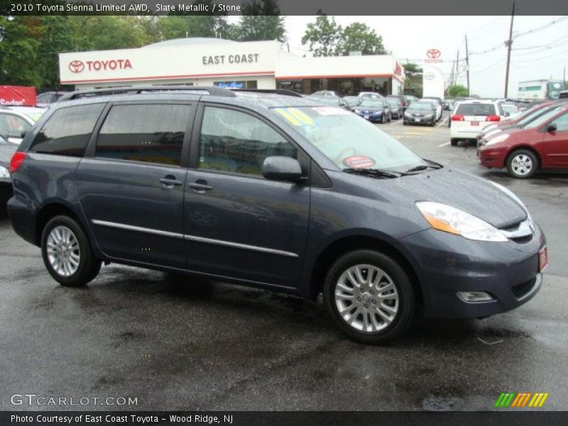 Slate Metallic / Stone 2010 Toyota Sienna Limited AWD