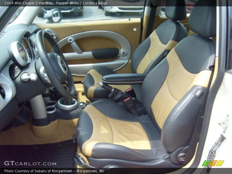 Pepper White / Cordoba Beige 2004 Mini Cooper S Hardtop