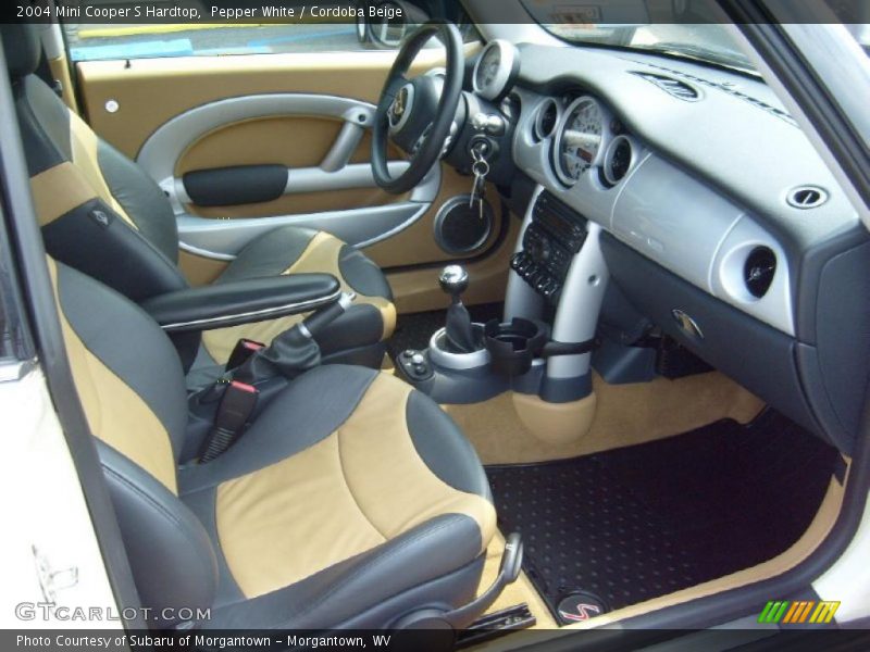Pepper White / Cordoba Beige 2004 Mini Cooper S Hardtop