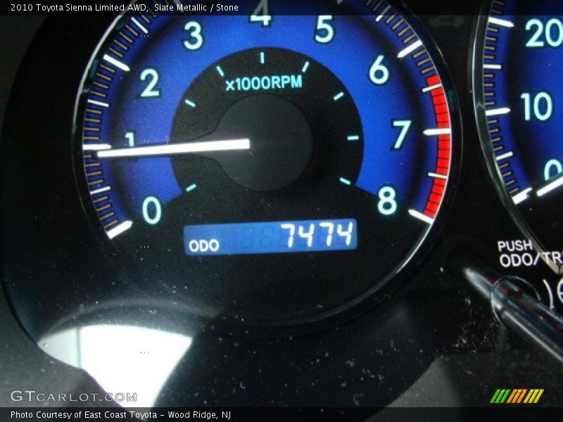 Slate Metallic / Stone 2010 Toyota Sienna Limited AWD