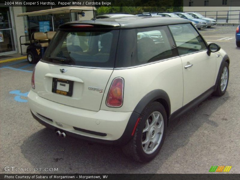 Pepper White / Cordoba Beige 2004 Mini Cooper S Hardtop