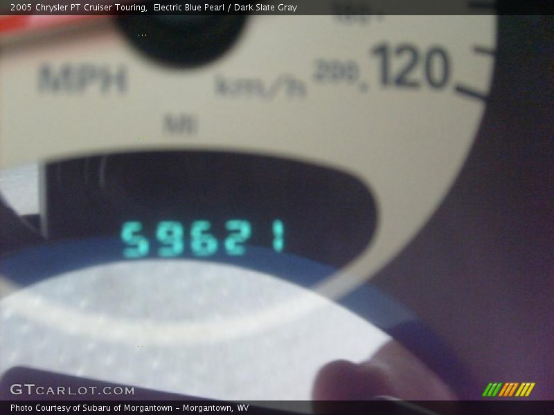 Electric Blue Pearl / Dark Slate Gray 2005 Chrysler PT Cruiser Touring