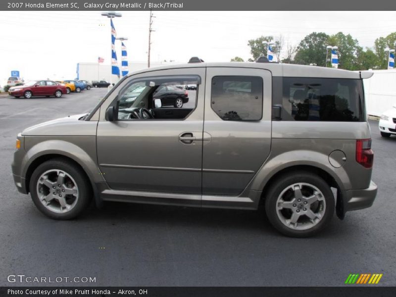 Galaxy Gray Metallic / Black/Tribal 2007 Honda Element SC