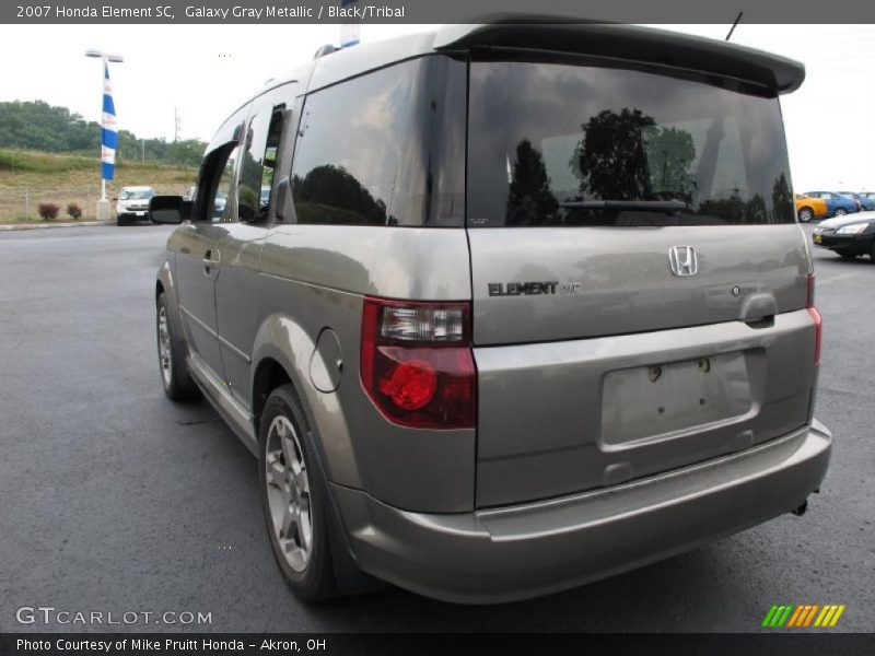 Galaxy Gray Metallic / Black/Tribal 2007 Honda Element SC