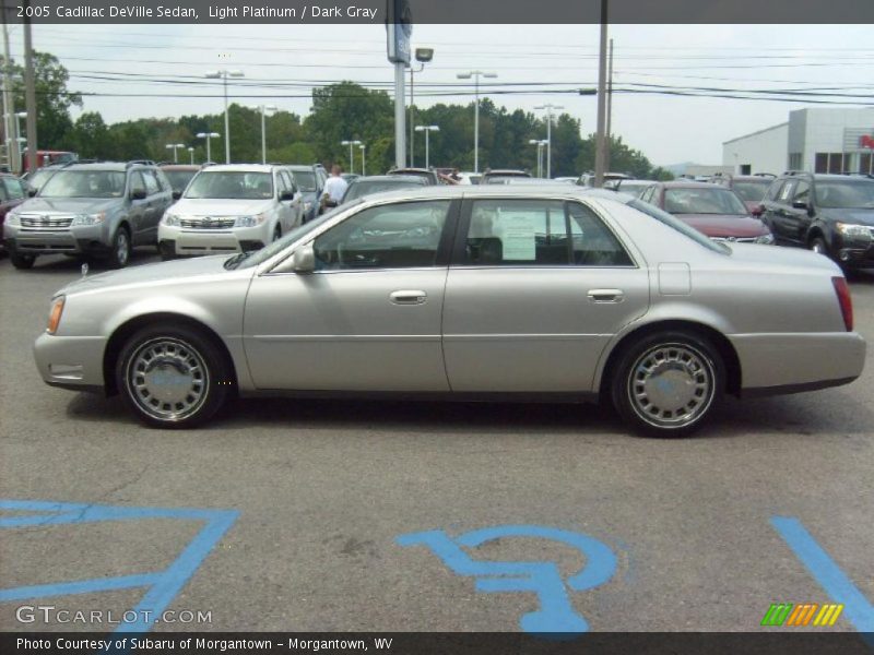 Light Platinum / Dark Gray 2005 Cadillac DeVille Sedan