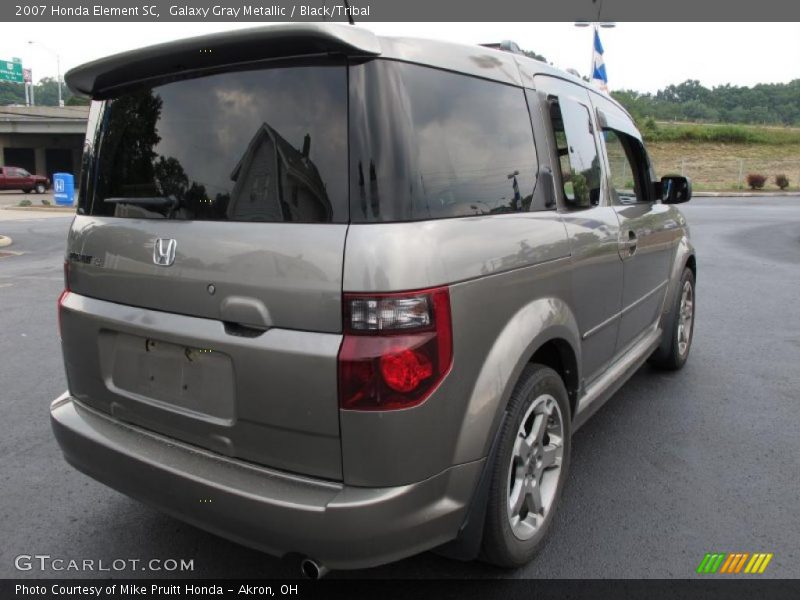 Galaxy Gray Metallic / Black/Tribal 2007 Honda Element SC