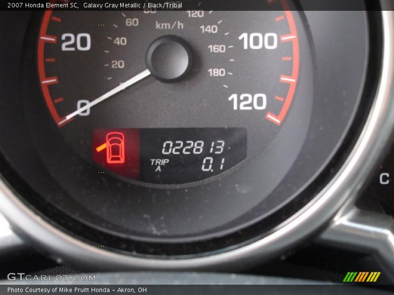 Galaxy Gray Metallic / Black/Tribal 2007 Honda Element SC
