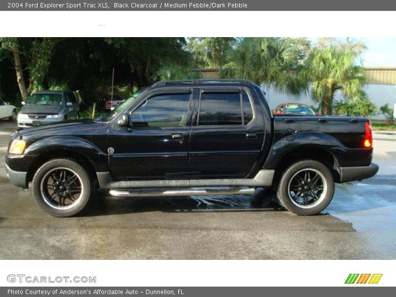 Black Clearcoat / Medium Pebble/Dark Pebble 2004 Ford Explorer Sport Trac XLS