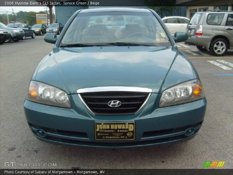 Spruce Green / Beige 2006 Hyundai Elantra GLS Sedan