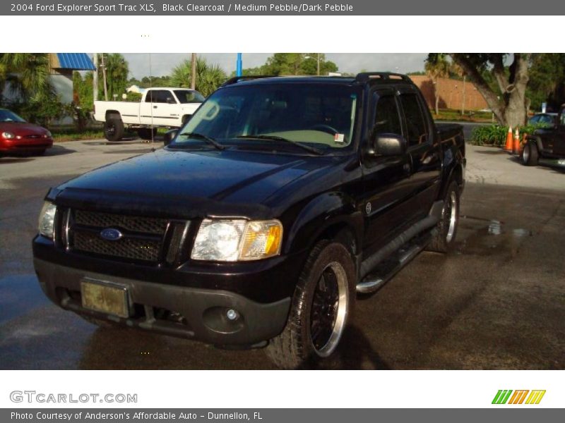 Black Clearcoat / Medium Pebble/Dark Pebble 2004 Ford Explorer Sport Trac XLS
