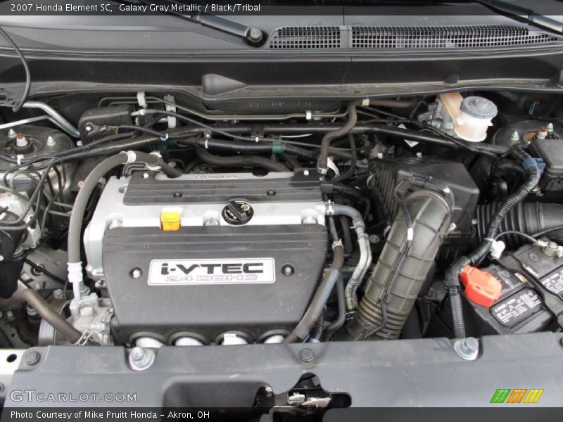 Galaxy Gray Metallic / Black/Tribal 2007 Honda Element SC