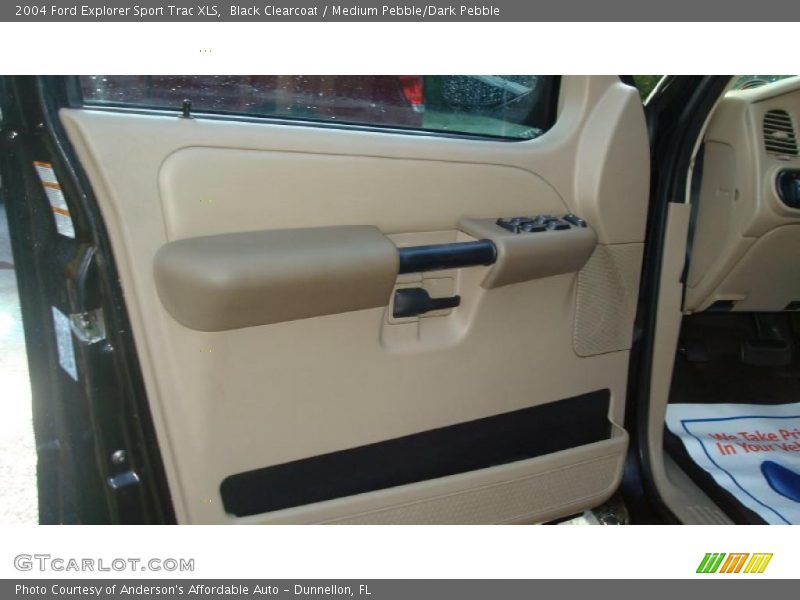 Black Clearcoat / Medium Pebble/Dark Pebble 2004 Ford Explorer Sport Trac XLS
