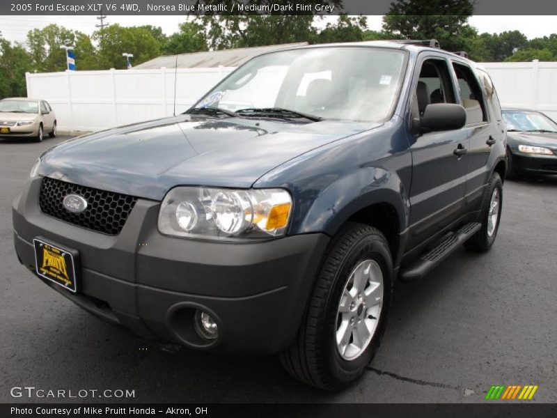 Norsea Blue Metallic / Medium/Dark Flint Grey 2005 Ford Escape XLT V6 4WD