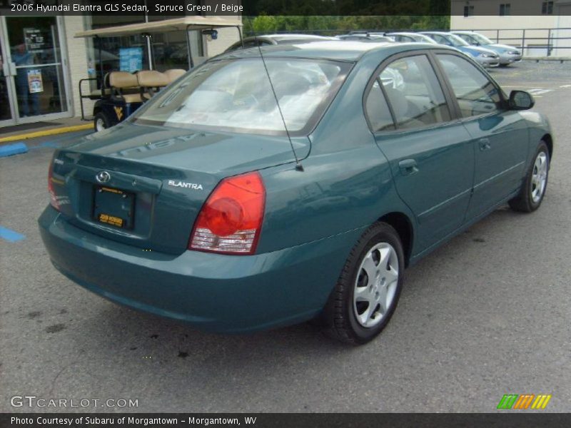 Spruce Green / Beige 2006 Hyundai Elantra GLS Sedan