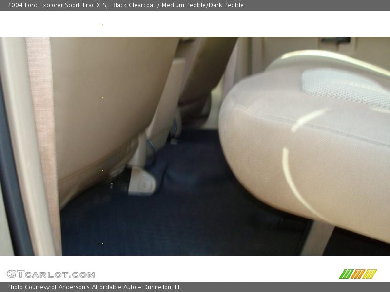 Black Clearcoat / Medium Pebble/Dark Pebble 2004 Ford Explorer Sport Trac XLS