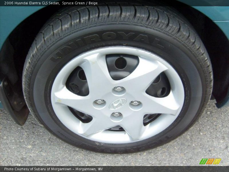 Spruce Green / Beige 2006 Hyundai Elantra GLS Sedan