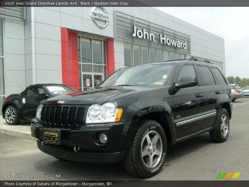 Black / Medium Slate Gray 2006 Jeep Grand Cherokee Laredo 4x4