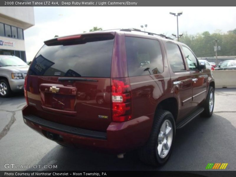 Deep Ruby Metallic / Light Cashmere/Ebony 2008 Chevrolet Tahoe LTZ 4x4