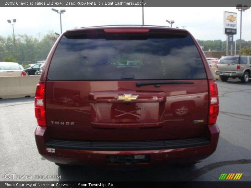 Deep Ruby Metallic / Light Cashmere/Ebony 2008 Chevrolet Tahoe LTZ 4x4