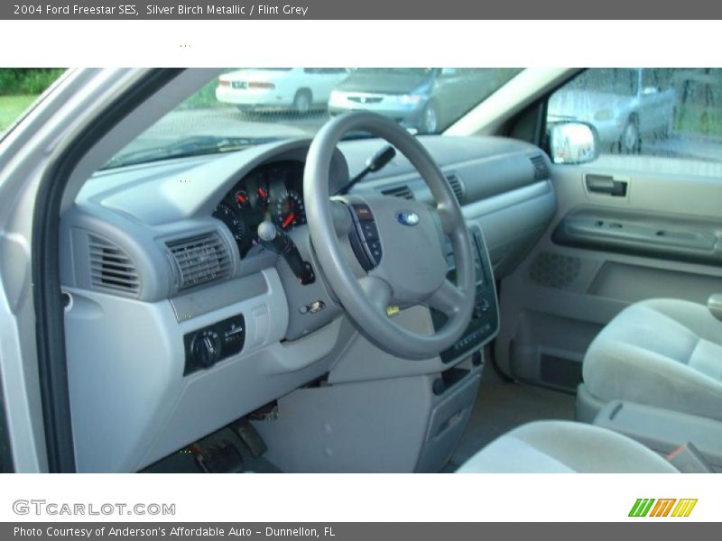 Silver Birch Metallic / Flint Grey 2004 Ford Freestar SES