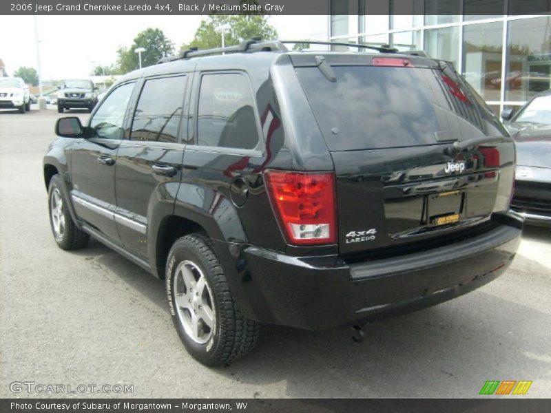 Black / Medium Slate Gray 2006 Jeep Grand Cherokee Laredo 4x4