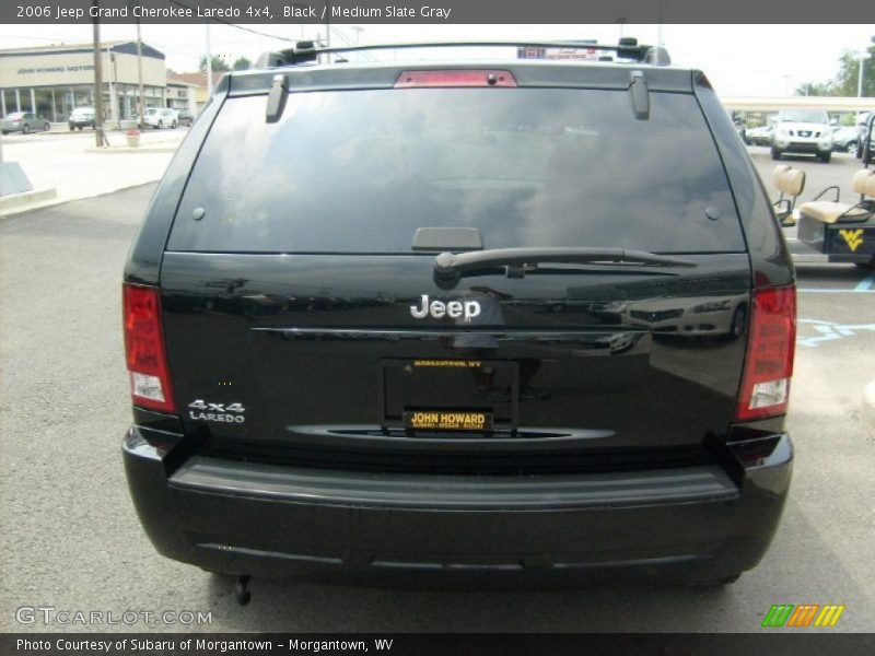 Black / Medium Slate Gray 2006 Jeep Grand Cherokee Laredo 4x4