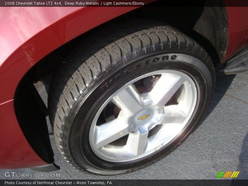 Deep Ruby Metallic / Light Cashmere/Ebony 2008 Chevrolet Tahoe LTZ 4x4