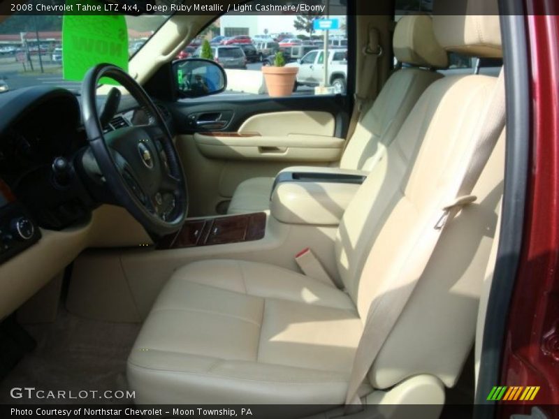 Deep Ruby Metallic / Light Cashmere/Ebony 2008 Chevrolet Tahoe LTZ 4x4