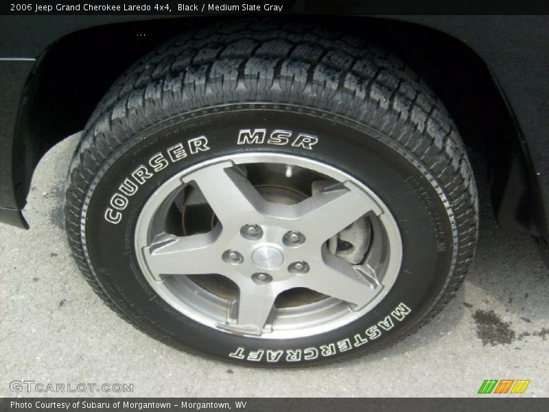 Black / Medium Slate Gray 2006 Jeep Grand Cherokee Laredo 4x4