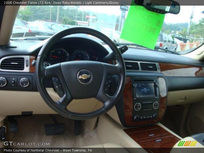Deep Ruby Metallic / Light Cashmere/Ebony 2008 Chevrolet Tahoe LTZ 4x4