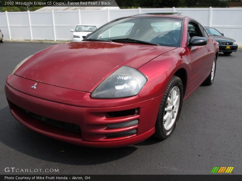 Patriot Red Pearl / Black 2002 Mitsubishi Eclipse GS Coupe