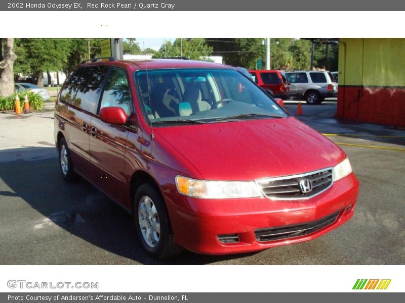 Red Rock Pearl / Quartz Gray 2002 Honda Odyssey EX