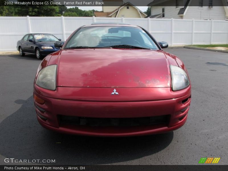 Patriot Red Pearl / Black 2002 Mitsubishi Eclipse GS Coupe