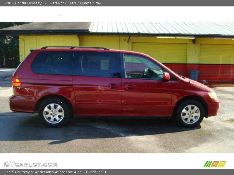 Red Rock Pearl / Quartz Gray 2002 Honda Odyssey EX
